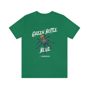 Green Bottle Blue Shirt