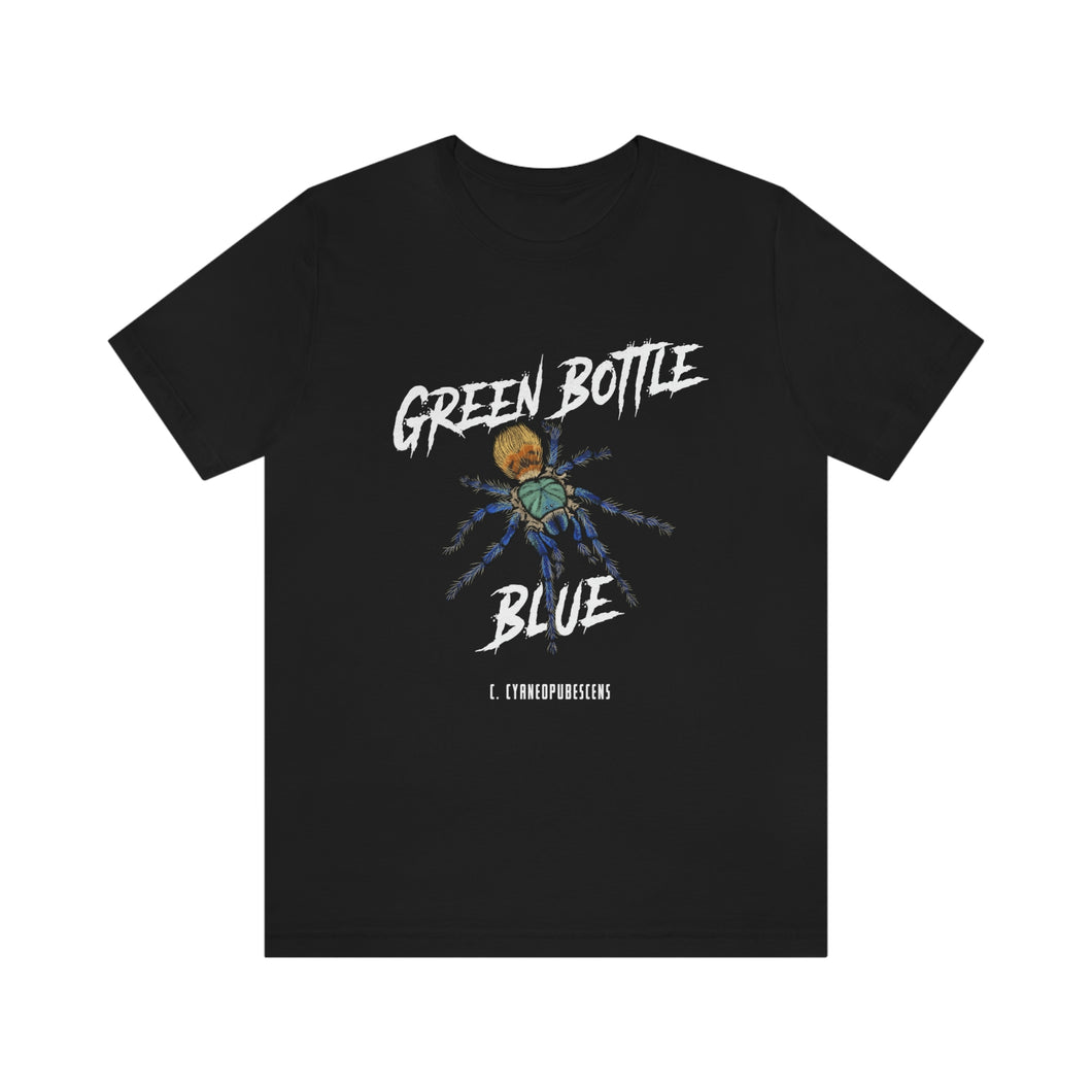 Green Bottle Blue Shirt